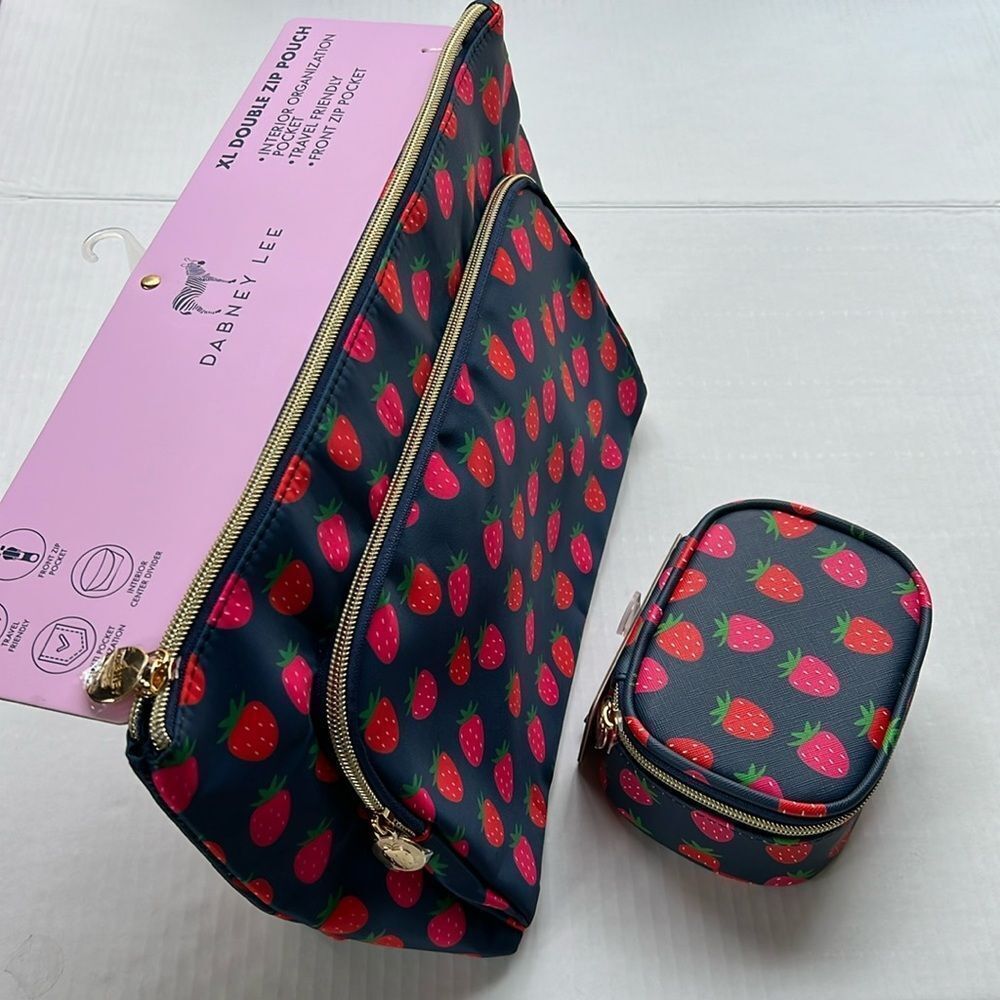 Danny Lee XL Double Zip Cosmetic Case and Pill Case set - Picture 16 of 16